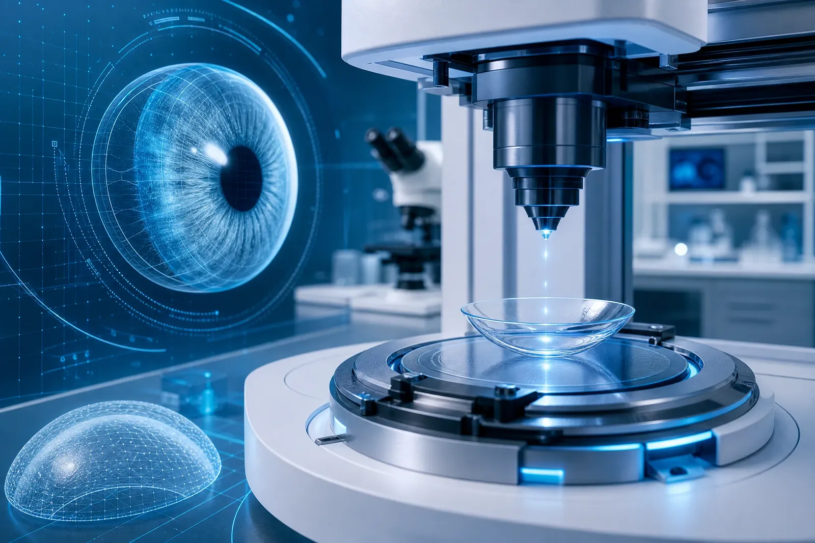 Lentes de Contato Impressas em 3D em 20 Minutos: A Revolução da Universidade de Waterloo